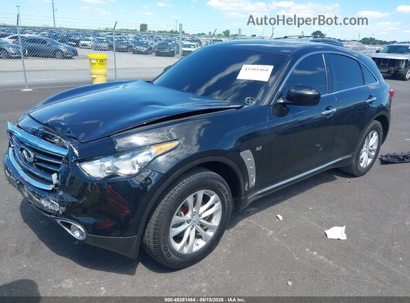 JN8CS1MW7GM752796 2016 INFINITI QX70 Черный Передняя левая четверть