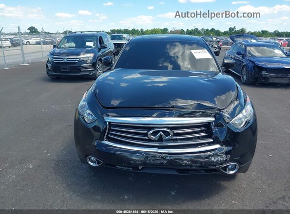 JN8CS1MW7GM752796 2016 INFINITI QX70 Черный Вид задней части салона