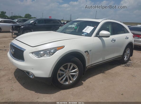 JN8CS1MW8HM416155 2017 INFINITI QX70 White Front left