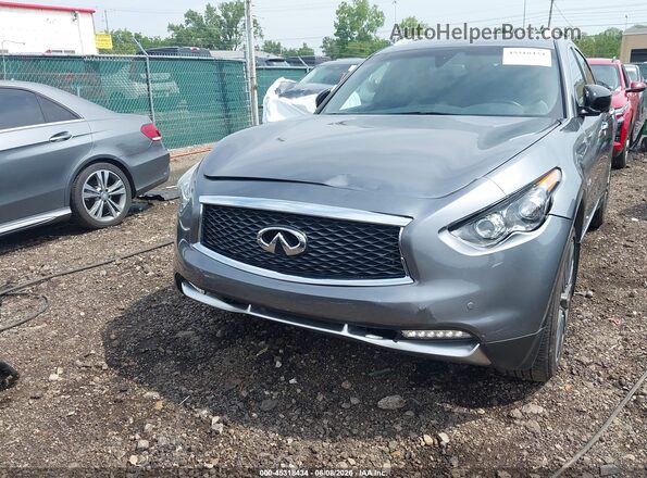 JN8CS1MW9HM412390 2017 INFINITI QX70 Gray წინა ხედი