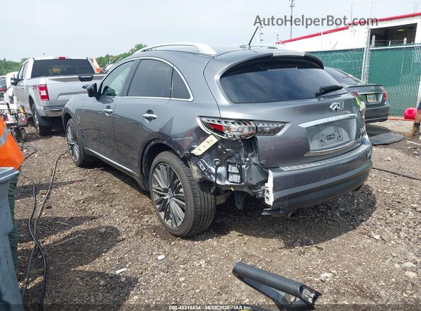 JN8CS1MW9HM412390 2017 INFINITI QX70 Gray უკანა მარცხენა