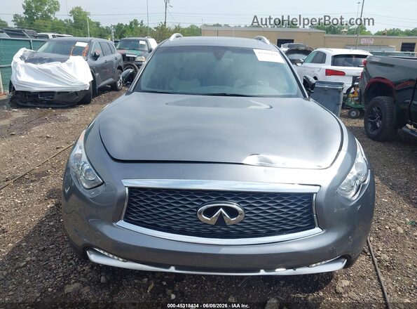 JN8CS1MW9HM412390 2017 INFINITI QX70 Gray ხელსაწყოთა პანელის ხედი