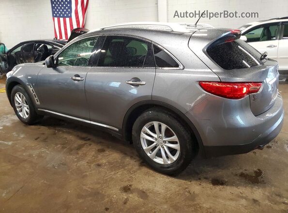JN8CS1MW9HM414401 2017 INFINITI QX70 Charcoal Rear left