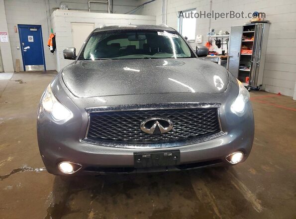 JN8CS1MW9HM414401 2017 INFINITI QX70 Charcoal Front view
