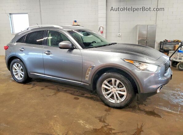 JN8CS1MW9HM414401 2017 INFINITI QX70 Charcoal Front right
