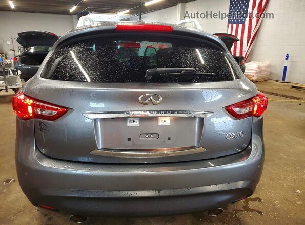 JN8CS1MW9HM414401 2017 INFINITI QX70 Charcoal Rear view