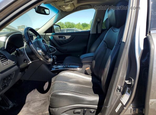 JN8CS1MW9HM416052 2017 INFINITI QX70 White Widok wnętrza z przodu