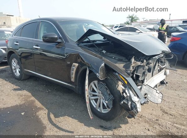 JN8CS1MWXHM415248 2017 INFINITI QX70 Black Front view
