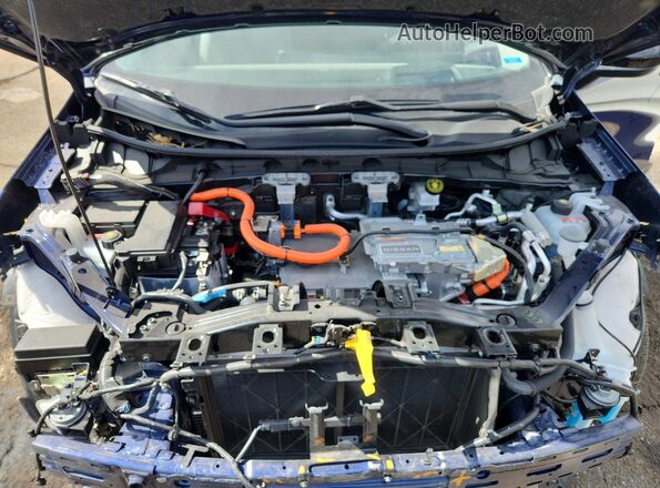 JN8DF0BF6SM768535 2025 NISSAN ARIYA Blue Vista del compartimento del motor
