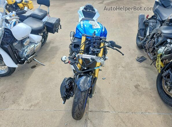 JS1GR7MA0R7101487 2024 SUZUKI GSX-R750 Blue Trasero izquierdo