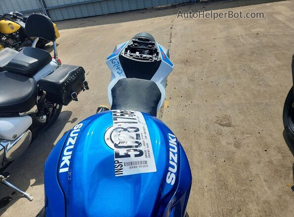 JS1GR7MA0R7101487 2024 SUZUKI GSX-R750 Blue Vista frontal