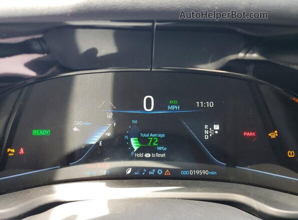 JTDAAAAA1PA010331 2023 TOYOTA MIRAI Gray Widok zestawu wskaźników