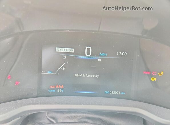 JTDAAAAAXNA005397 2022 TOYOTA MIRAI White Սարքավորումների վահանակի տեսք