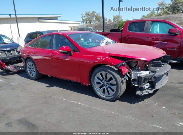 JTDAAAAAXPA009064 2023 TOYOTA MIRAI Красный Вид задней части салона