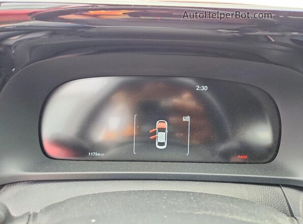 JTDAAAAF2P3009043 2023 TOYOTA CROWN Red Vista del cuadro de instrumentos
