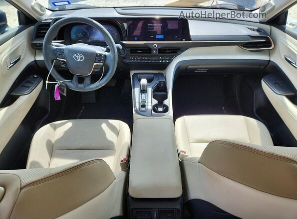 JTDAAAAF6P3015783 2023 TOYOTA CROWN Black წინა პანელის ხედი
