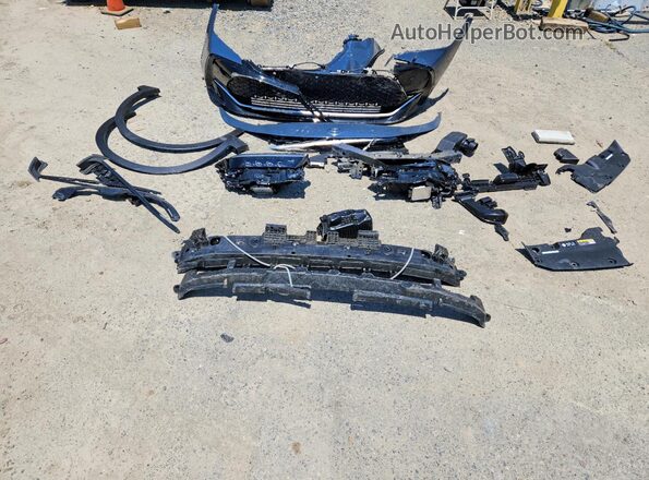 JTDAAAAF6S3037033 2025 TOYOTA CROWN Blue Vista del compartimento del motor