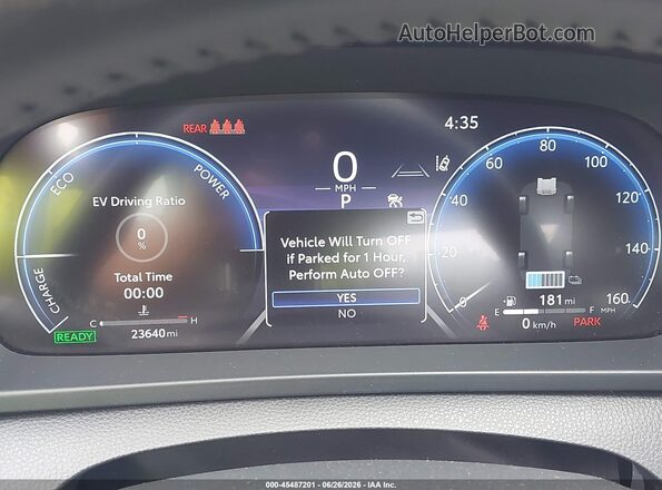 JTDAAAAF7P3003223 2023 TOYOTA CROWN Gray Widok tylnych siedzeń
