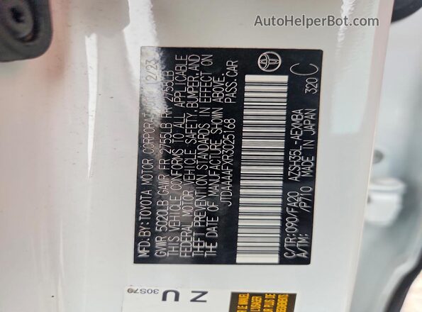 JTDAAAAFXR3025168 2024 TOYOTA CROWN White Vista del compartimento del motor