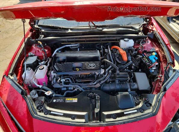 JTDACAAJ4S3007110 2025 TOYOTA CROWN Red Widok komory silnika