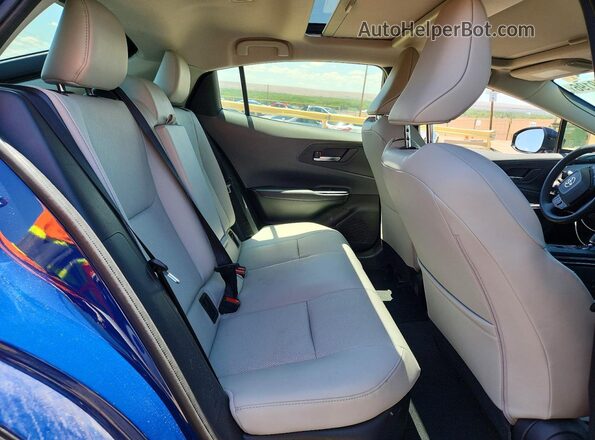 JTDACAAU0T3066165 2026 TOYOTA PRIUS Blue Rear seats view
