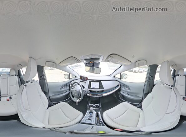 JTDACAAU2P3013604 2023 TOYOTA PRIUS Silver სალონის 360-გრადუსიანი ხედი