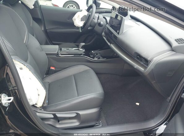 JTDACAAU2S3055831 2025 TOYOTA PRIUS Black Widok wnętrza z przodu