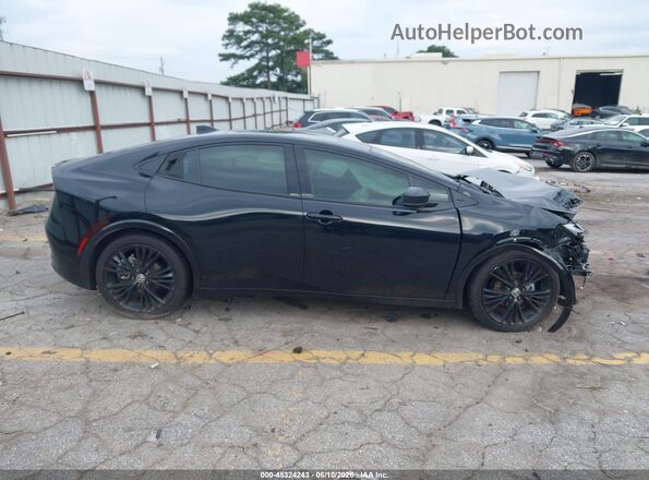 JTDACAAU2S3055831 2025 TOYOTA PRIUS Black Widok wnętrza z tyłu