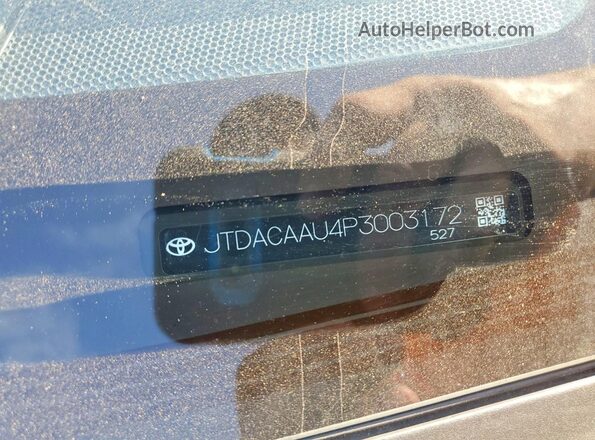 JTDACAAU4P3003172 2023 TOYOTA PRIUS Gray Widok komory silnika
