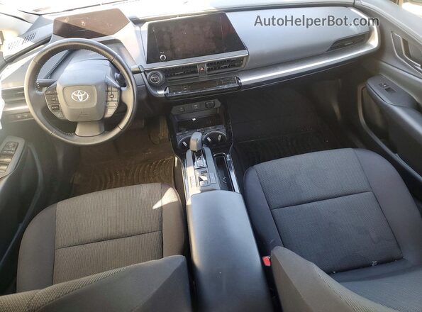 JTDACAAU4P3003172 2023 TOYOTA PRIUS Gray Widok deski rozdzielczej