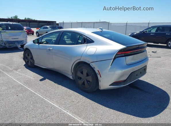 JTDACAAU4R3022663 2024 TOYOTA PRIUS Silver Tył lewy