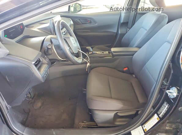JTDACAAU5R3019724 2024 TOYOTA PRIUS Black Front interior view