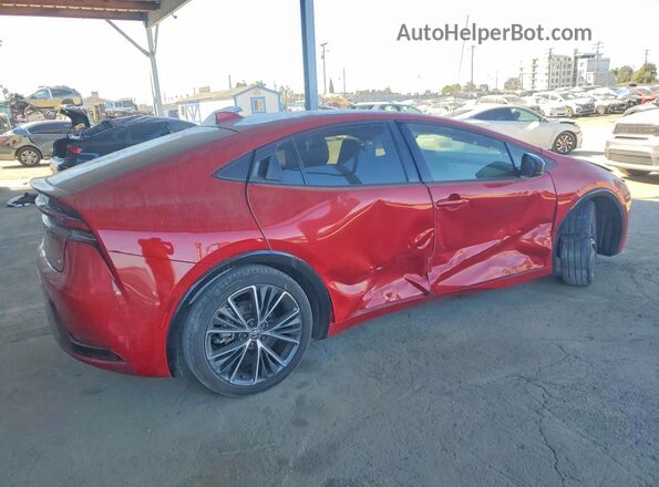 JTDACAAU6R3032675 2024 TOYOTA PRIUS Красный Задняя правая четверть