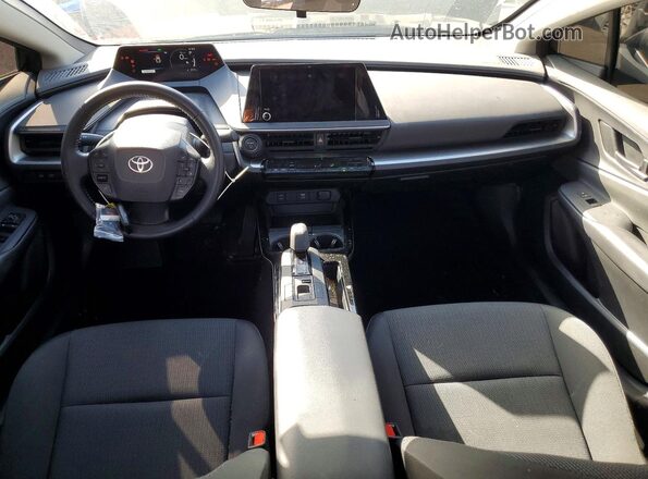 JTDACAAU6R3039402 2024 TOYOTA PRIUS Black Widok deski rozdzielczej