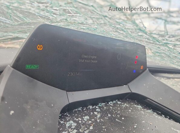 JTDACAAU7S3060863 2025 TOYOTA PRIUS Black Instrument cluster view