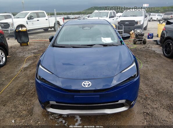 JTDACAAU8R3036873 2024 TOYOTA PRIUS Blue Widok zestawu wskaźników
