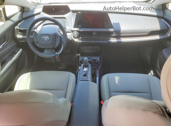 JTDACAAU9R3045243 2024 TOYOTA PRIUS Blue Vista del salpicadero
