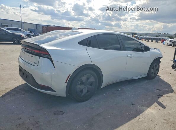 JTDACAAUXS3055043 2025 TOYOTA PRIUS White Trasero derecho