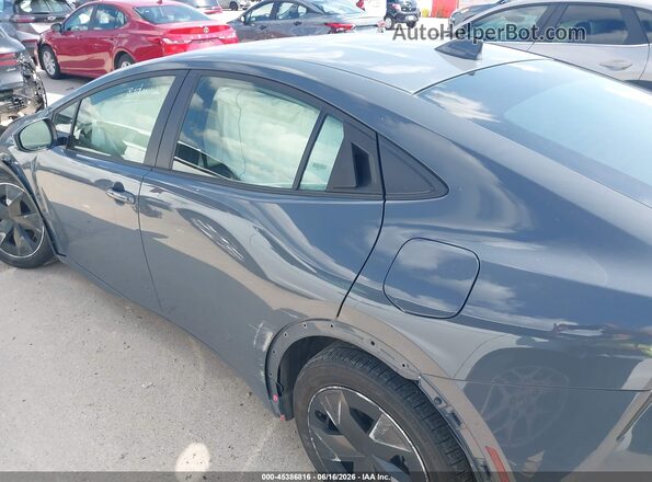 JTDACAAUXS3056791 2025 TOYOTA PRIUS Gray 360 interior view