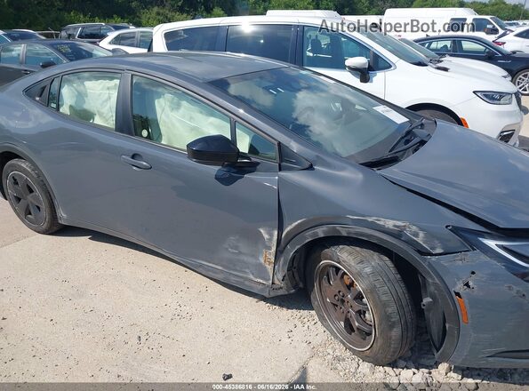 JTDACAAUXS3056791 2025 TOYOTA PRIUS Gray Rear interior view