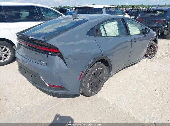 JTDACAAUXS3056791 2025 TOYOTA PRIUS Gray Rear right