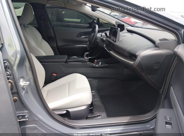 JTDACAAUXS3064356 2025 TOYOTA PRIUS Gray Вид салону спереду