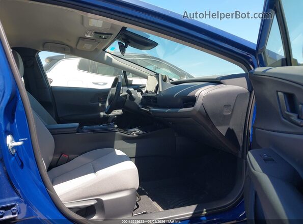 JTDACAAUXT3075505 2026 TOYOTA PRIUS Black Widok wnętrza z przodu