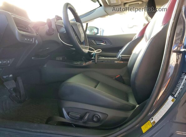 JTDACACU0P3006146 2023 TOYOTA PRIUS Gray წინა სალონის ხედი