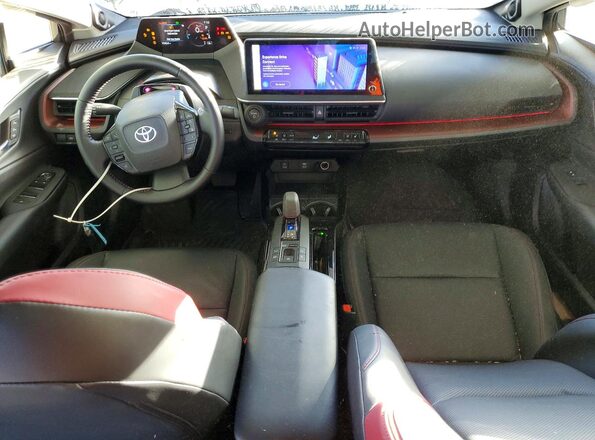 JTDACACU0P3006146 2023 TOYOTA PRIUS Gray წინა პანელის ხედი