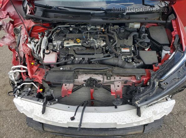 JTDACACU0R3018302 2024 TOYOTA PRIUS Red Rear interior view