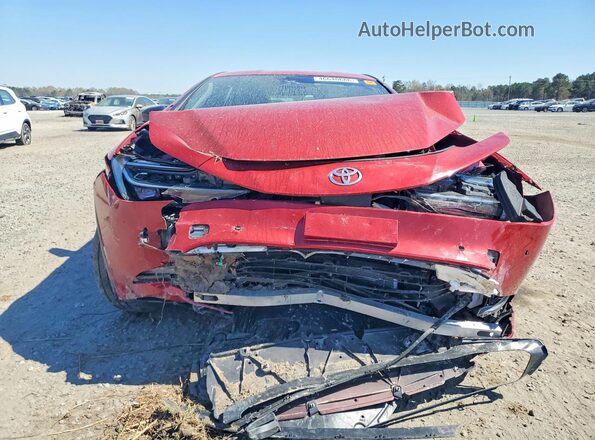 JTDACACU0R3025539 2024 TOYOTA PRIUS Red Widok z przodu