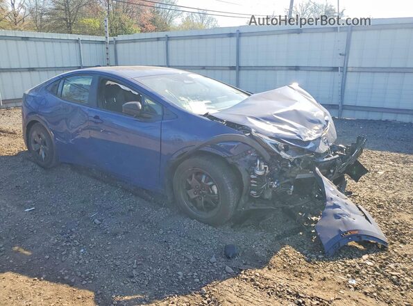 JTDACACU0R3030868 2024 TOYOTA PRIUS Blue Delantero derecho