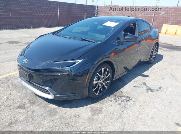 JTDACACU1T3058234 2026 TOYOTA PRIUS PLUG-IN HYBRID Black Vista tres cuartos delantera izquierda