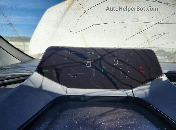 JTDACACU1T3060050 2026 TOYOTA PRIUS White Widok zestawu wskaźników